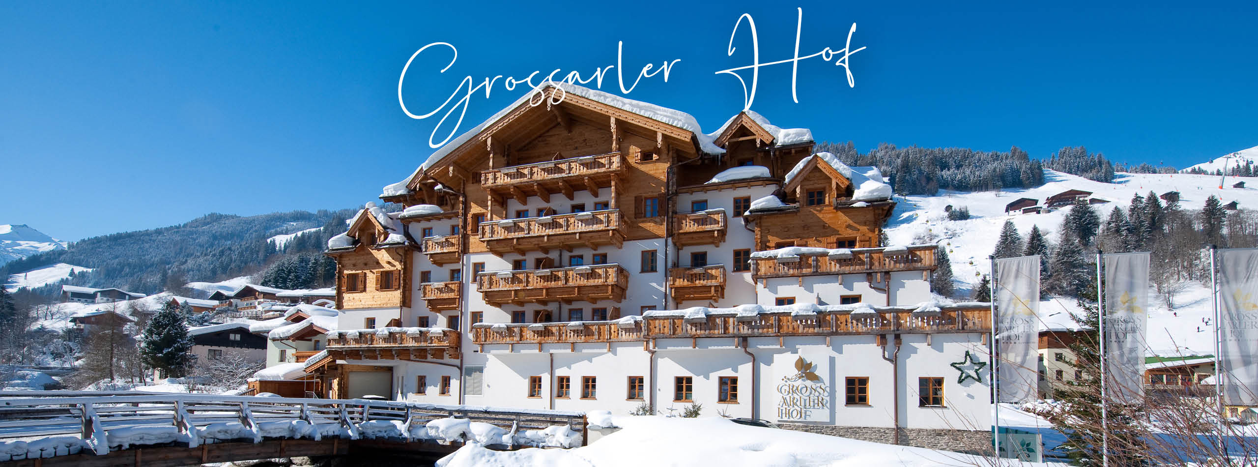 GROSSARLER HOF 4-Sterne-Superior-Hotel Small Luxury Hotels of the World SalzburgerLand_Aussen_Winter