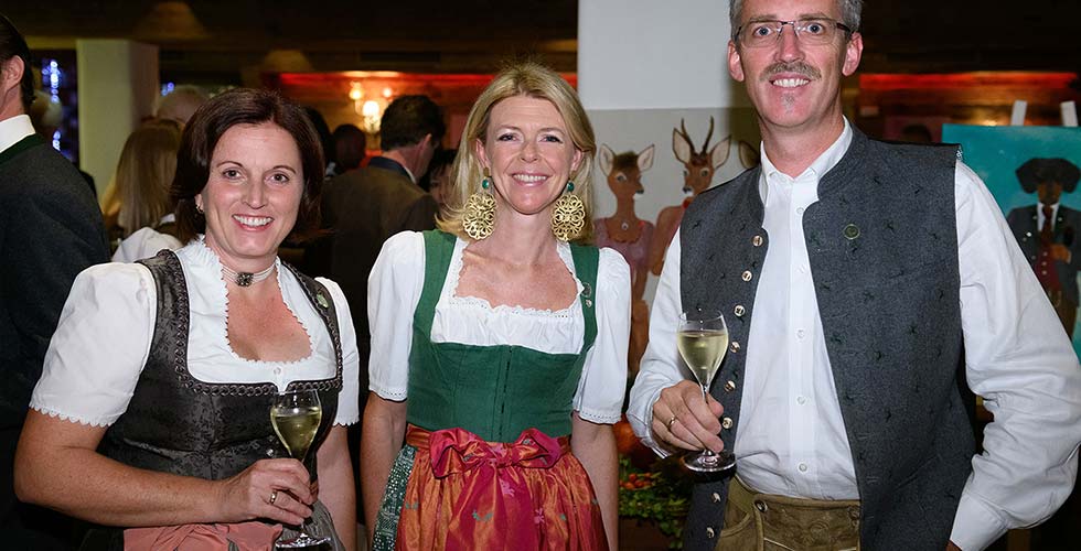 Grossarler Jägerball Frau Wirnsperger, Teresa Pagitz, Tourismusdirektor Thomas Wirnsperger